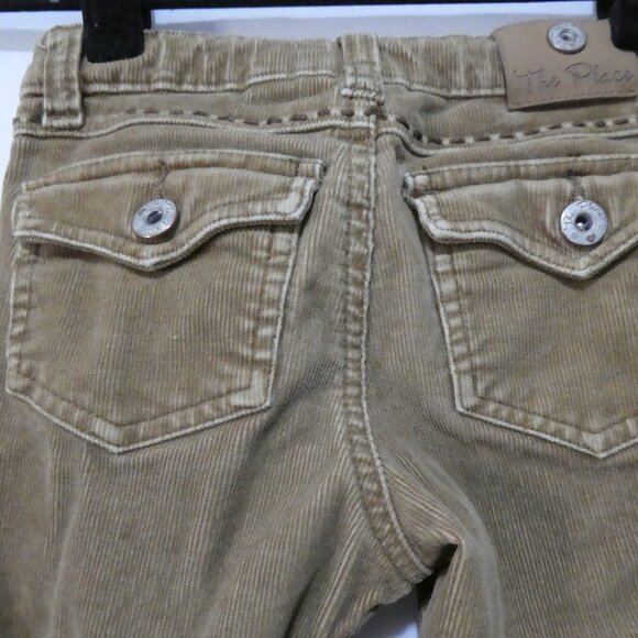 CHILDREN'S PLACE - Stretch | 6x / 7 | Vintage Brown Flared Pants | Detailed Hem - Picture 11 of 16